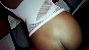 Her fat ass made me cum twice bouncing back on this huge dong
