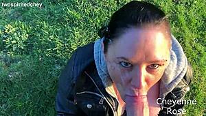 nasty milf popping her titties out for sex