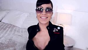 cassandra cain huge cock pov all the way down deepthroat facefuck and cum swallow