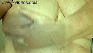 Bbw Washes Huge Tits In Shower