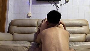 One night stand with horny chinese girl ends in wet pussy sex
